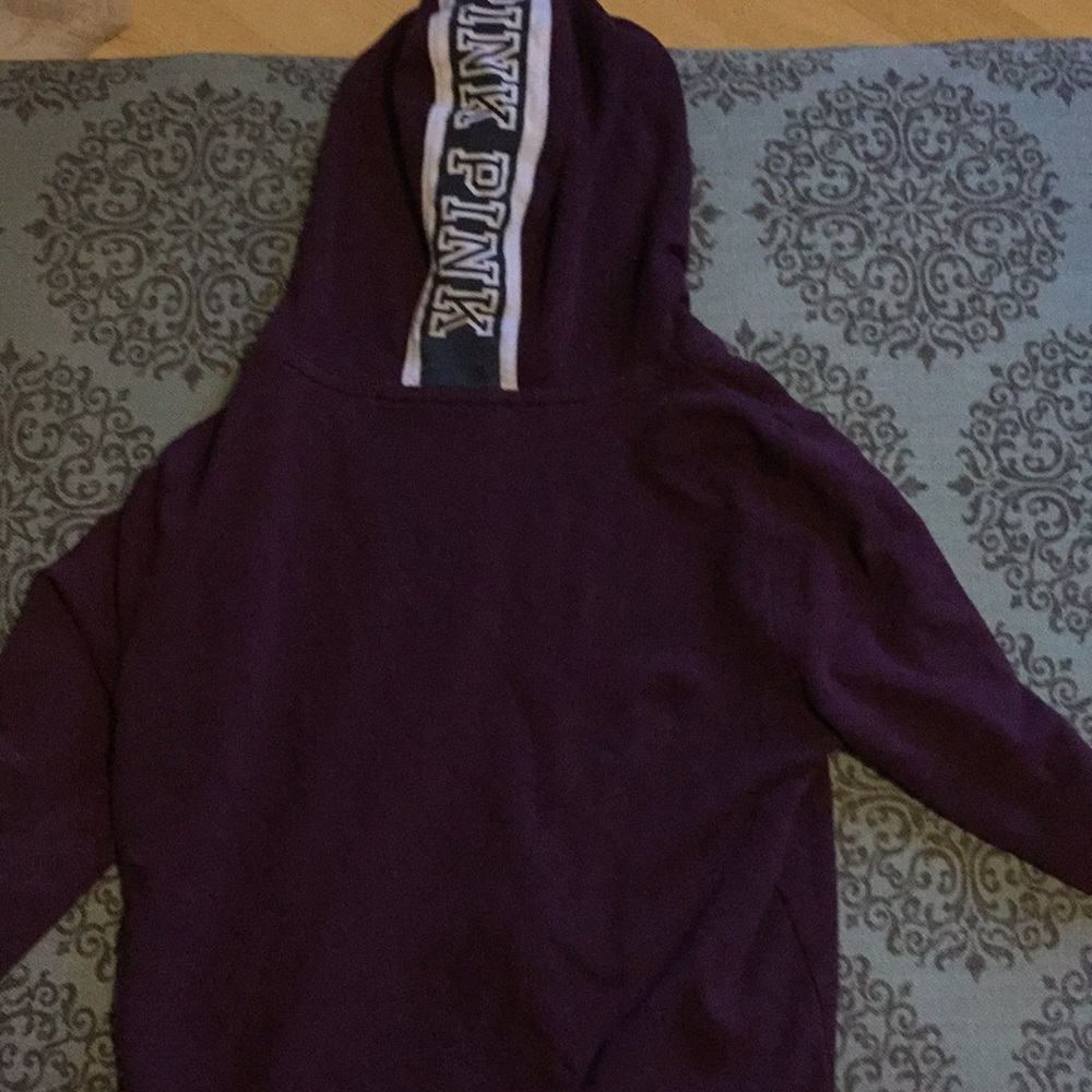 Pink zip up hoodie